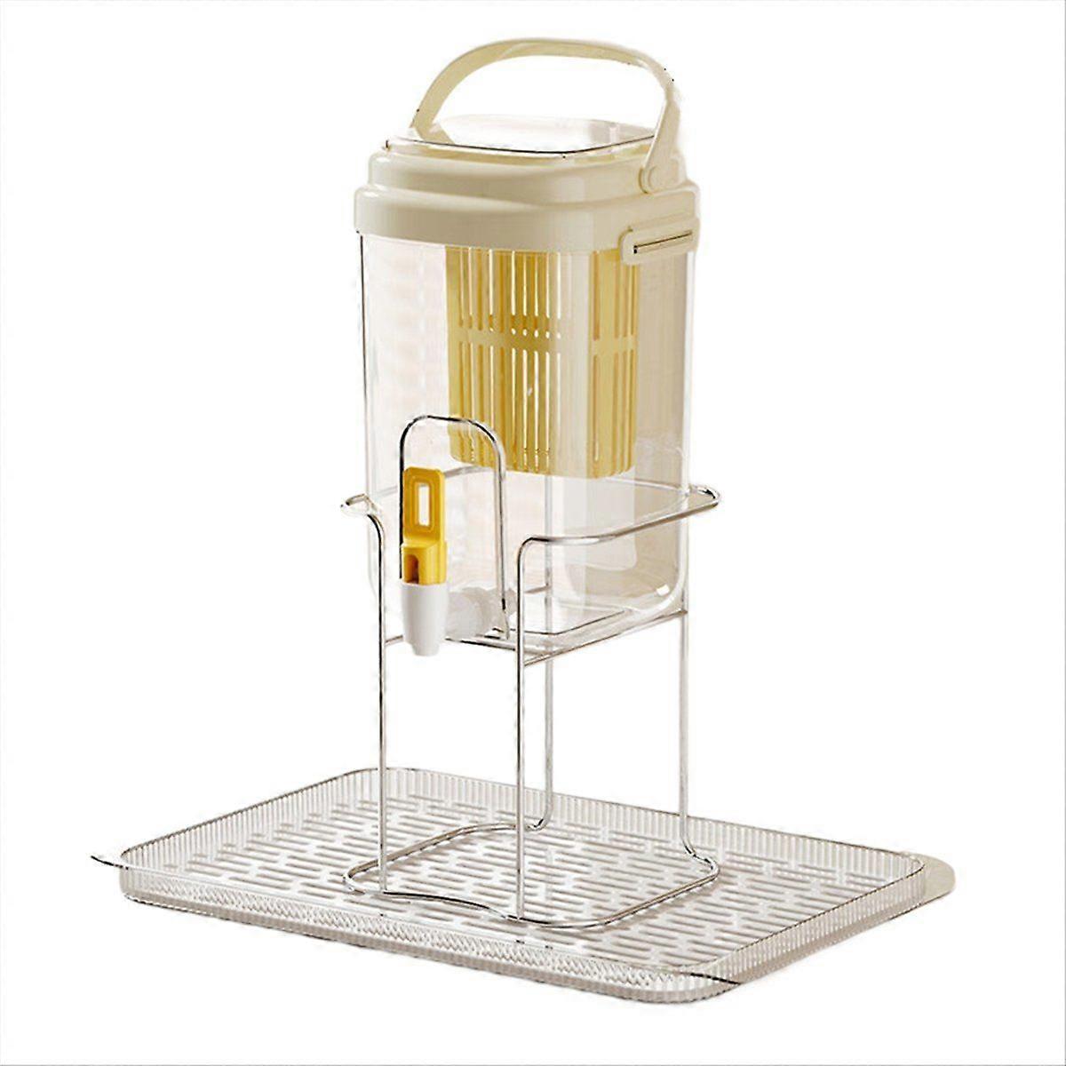 Cold Kettle with Faucet Refrigerator Juice Water Pitcher Home Plastic Beverage Dispenser Filter Dri