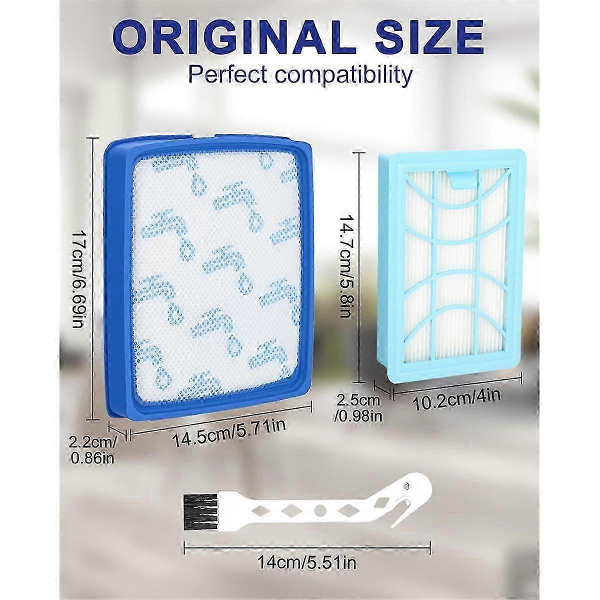 Vacuum Cleaner Filter for 7000 Series Expert, Replacement Filter Set for FC9728/01, FC9728/81