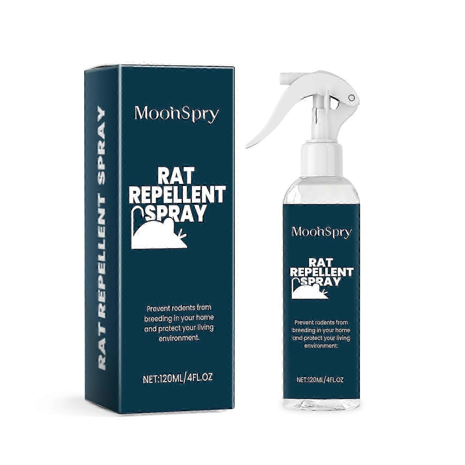 Natural Rat & Cockroach Repellent Spray - Safe, Effective, 120ml