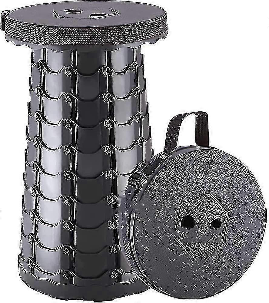 Portable Folding Chair Stool, Adjustable Height Telescopic Stool, Suitable