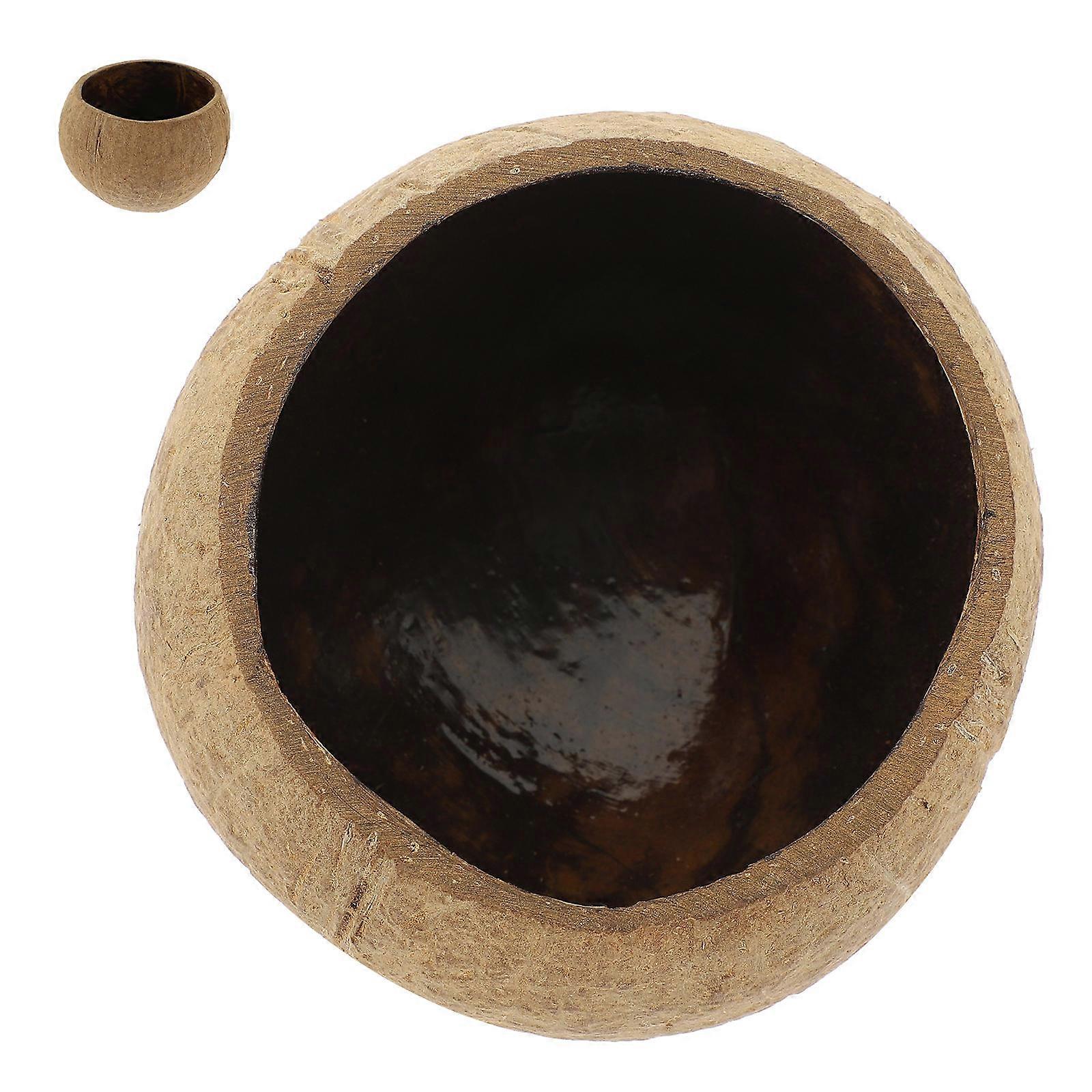 Candle Wax Cup Coconut Shell for Storage and Decorative Table Use