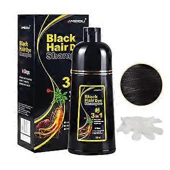 500 ml Unisex Haarfärbe-Shampoo mit milden Inhaltsstoffen, Haarfärbepaste für langes und kurzes Haar, 26 Stück