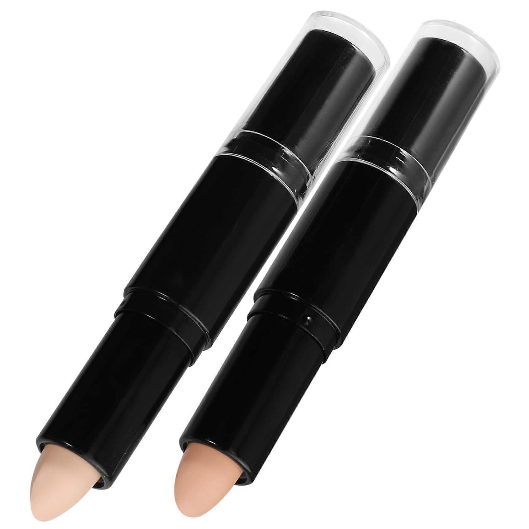 2pcs Dual Ended Contour and Highlighter Stick Precision Contouring Buildable Coverage