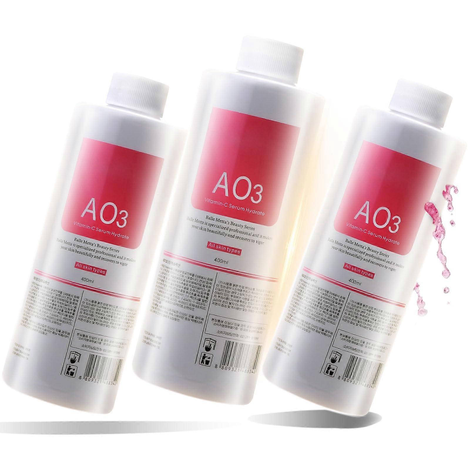 Hydrodermabrasion Solution AO3 Deep Cleansing and Gentle Bubble Peeling for All Skin Types