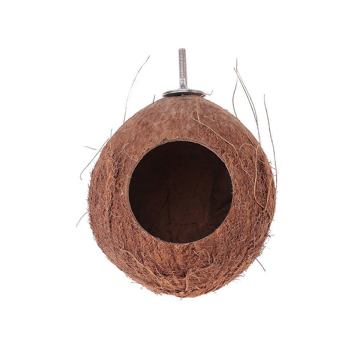 Hamster Coconut Shell Hanging Cave for Pets Use Creative Sleeping Nest