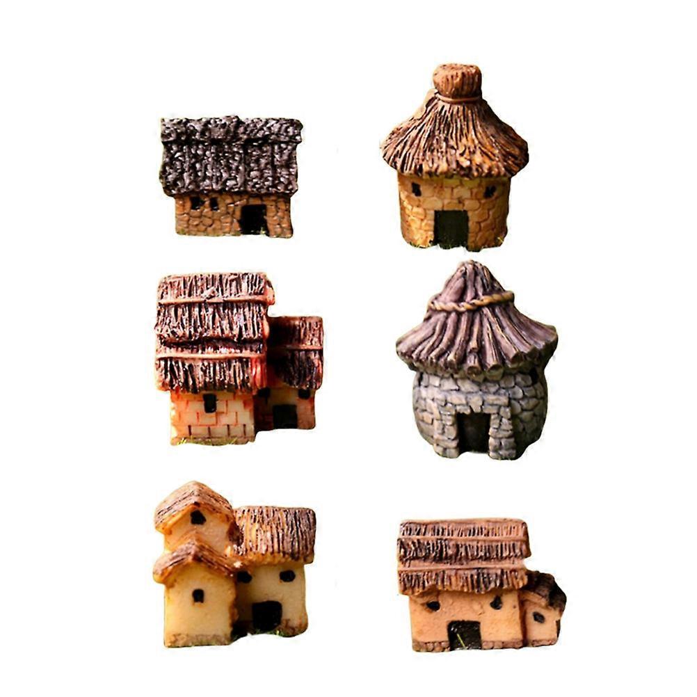 Micro Landscape Resin Crafts Miniature Decoration for 18Pcs Set