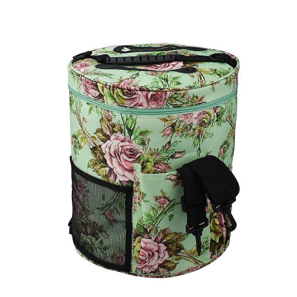 Crochet Yarn Storage Bag for Protecting Wool 2Pcs Printed Organizer