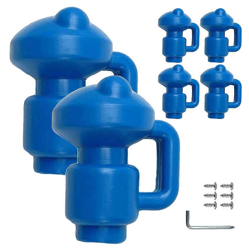 Plastic Trampoline Caps Small Rod Cover for Daily Use 5Sets
