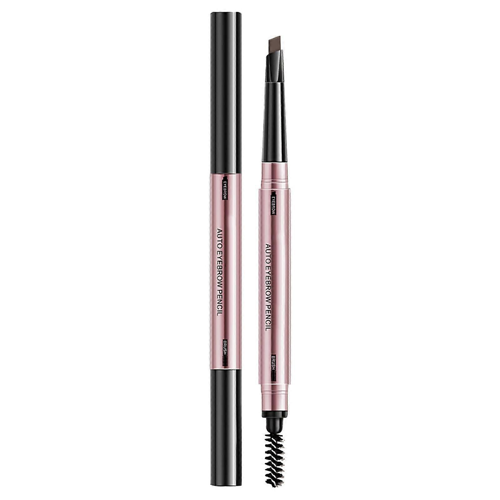 Double Ended Auto Rotating Eyebrow Pencil with Brow Shaping Soap for Precise 2 in 1 Styling