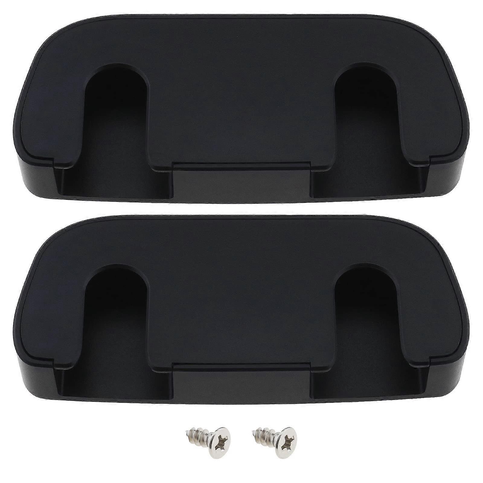 2pcs Under Desk Controller Holder for PS5 PS4, ABS Game Controller Mount, SpaceSaving Black Stand