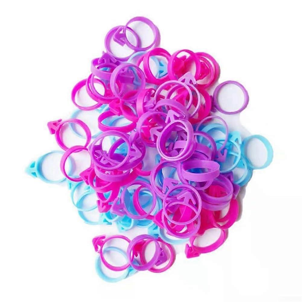 Reusable Silicone Pastry Bag Ties 100pcs for Mess Cake Decorating and Easy Icing Control