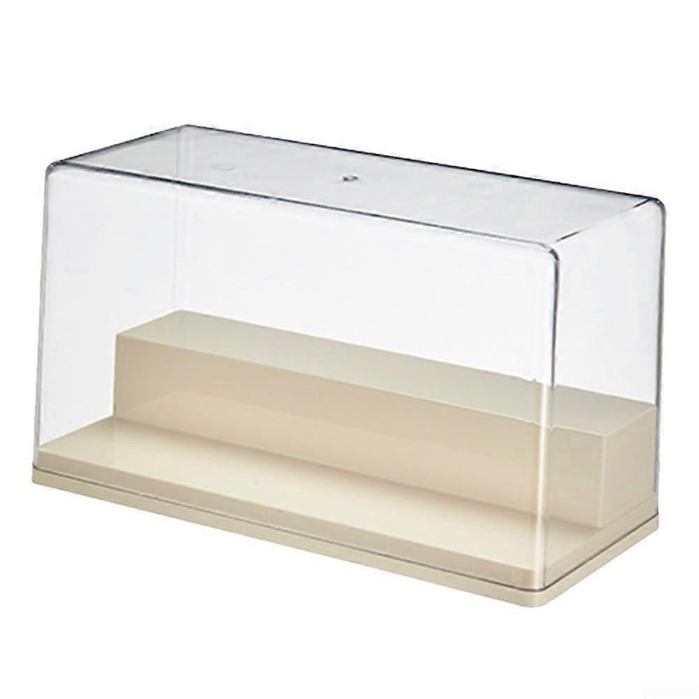 Stackable Transparent Doll Display Case with DustProof Lid for Action Figure Storage Organizer