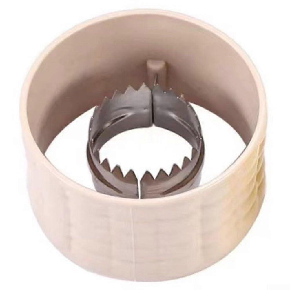 Ergonomic Corn Peeler with AntiSlip Handle, ABS Corn Stripper for Dry and Wet Corn, Beige