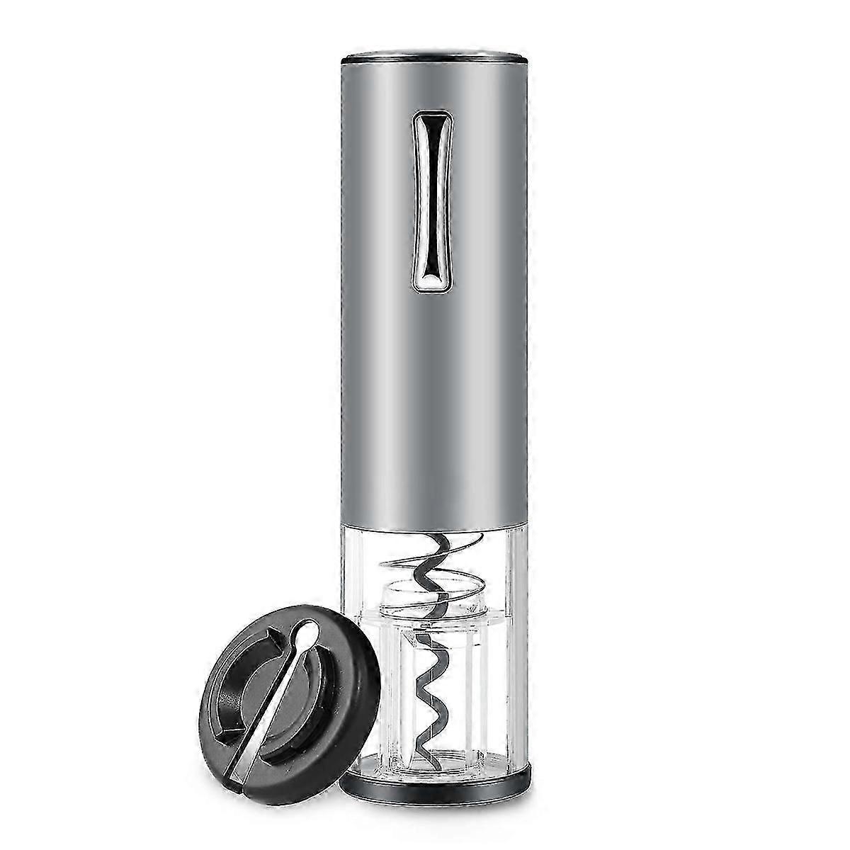 Stainless steel electric corkscrew, portable and rechargeable corkscrew
