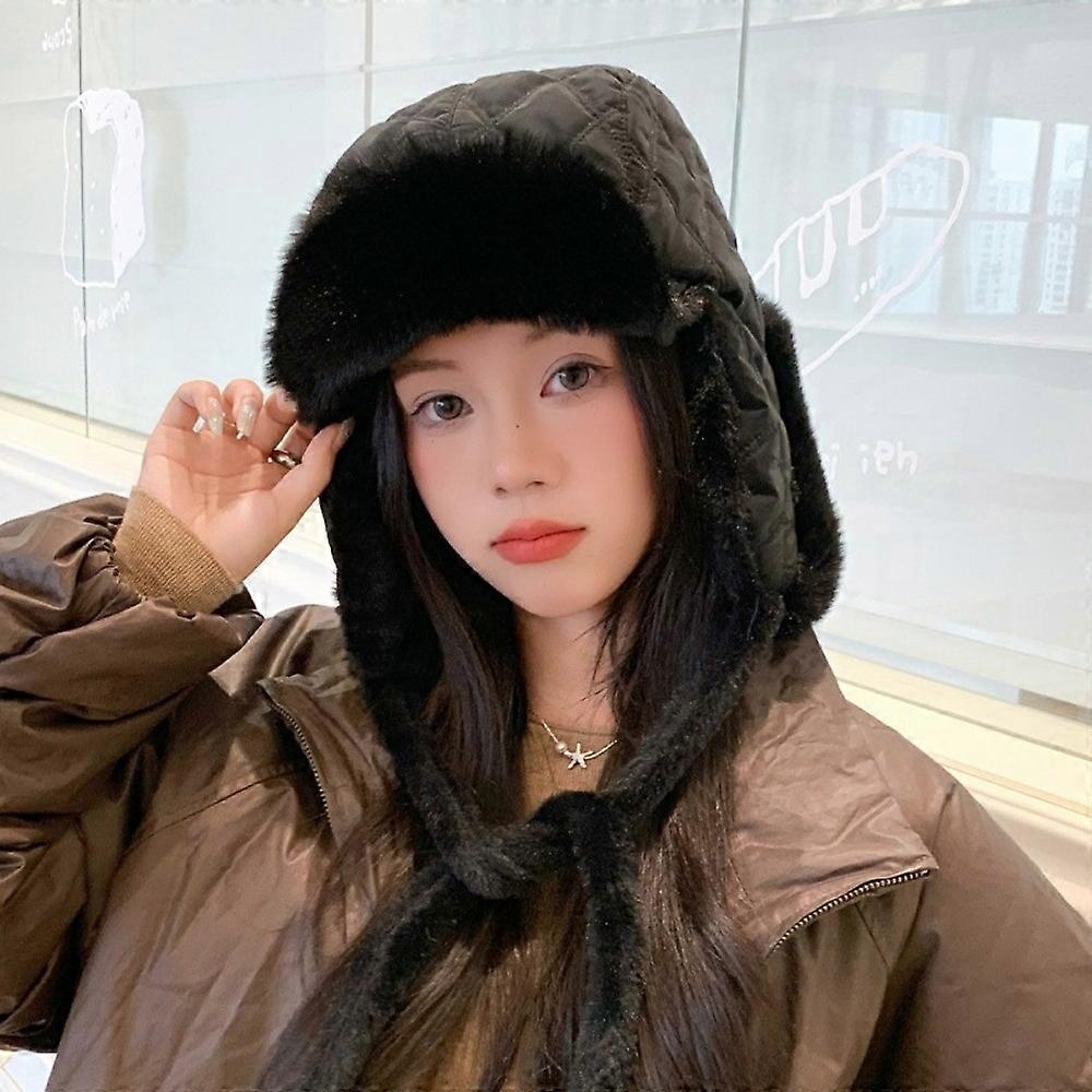 New Windproof Extended Ear Protection Hat Cold Proof Thickened Pullover Hat Warm Hat Winter