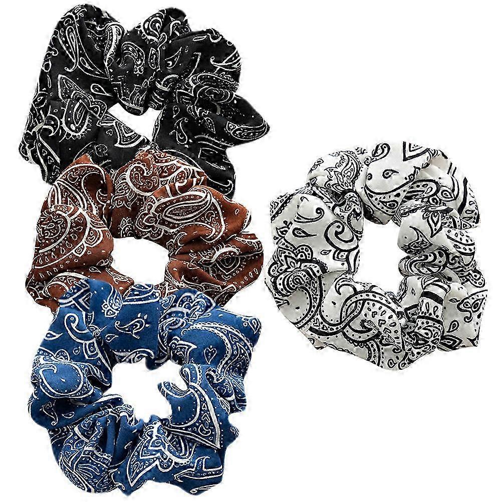 Elastische Haargummis Elastische Haargummis für Dekor 4Pcs Verschiedene Farbe