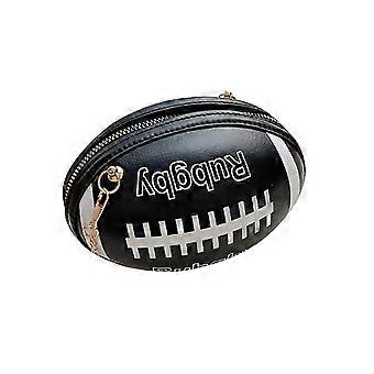 Rubgby 2022 Personality Funny Round Ball Bag Messenger Chain Rugby Shoulder Bag Wild Satchel Small Bag