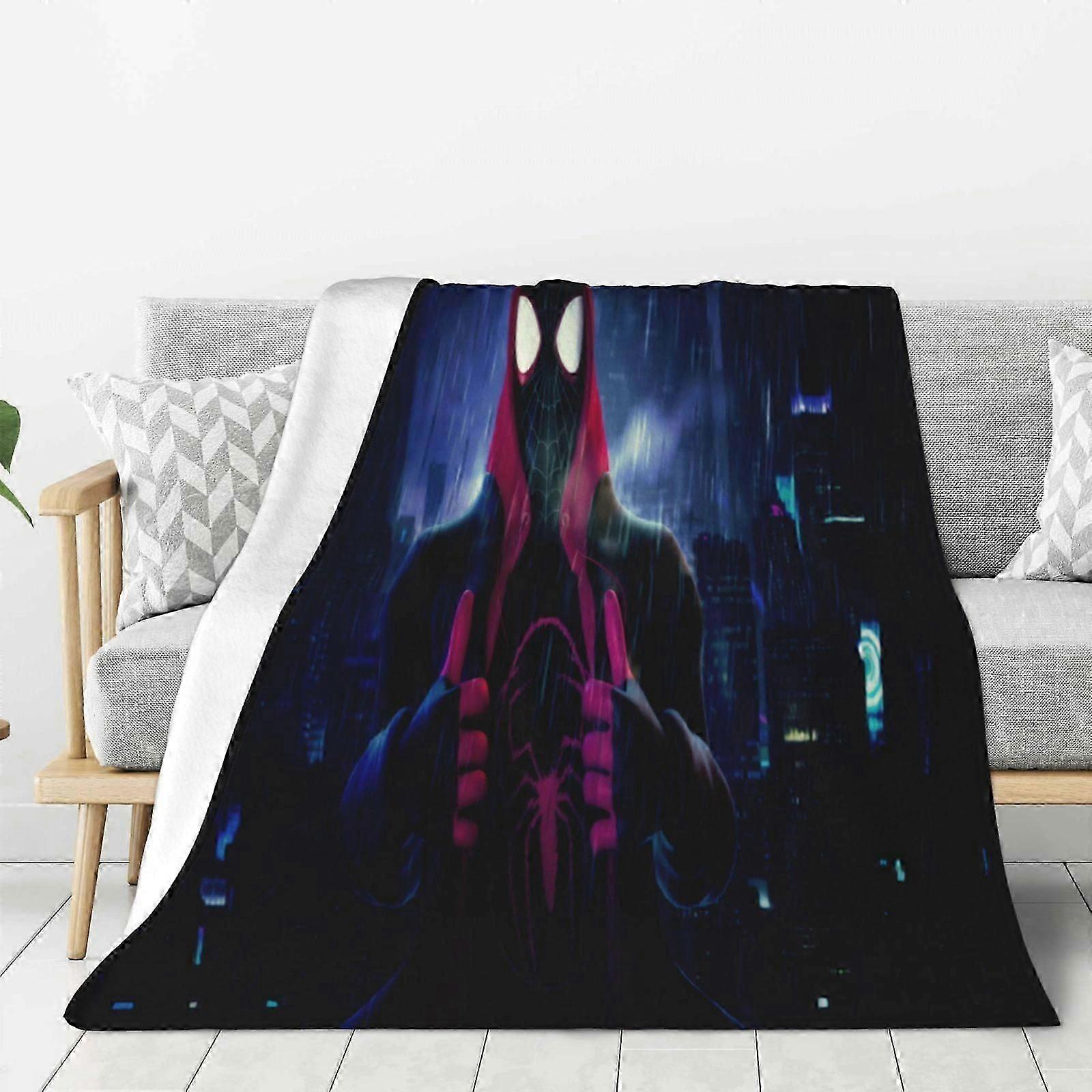 Spider-Man Fleece Blanket Super Soft Cozy Throw Blanket, Kids Bedding Features - Super Soft 60"X50