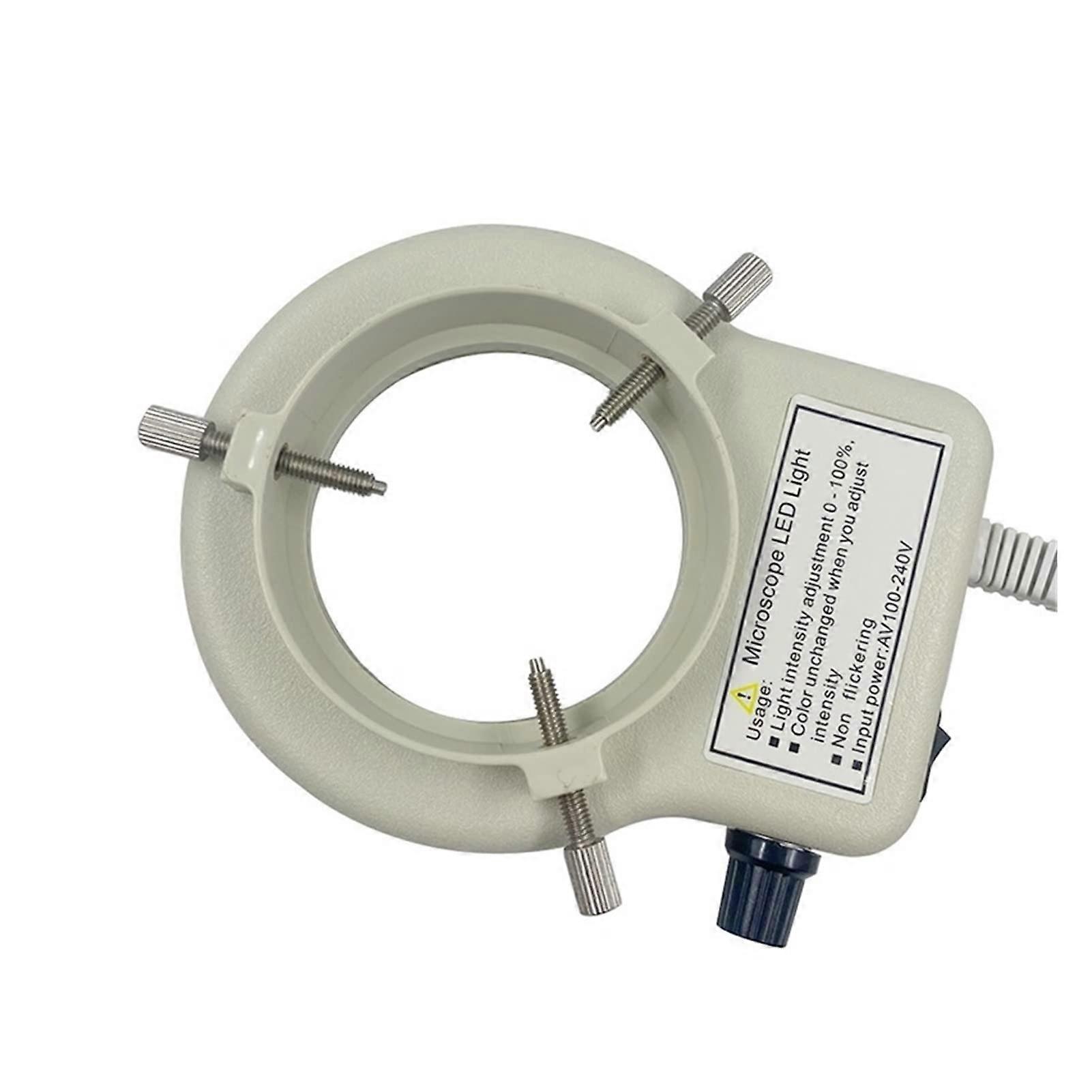 Microscope LED Ring Light with Precise Brightness Control and True Color Rendering for PCB Inspection
