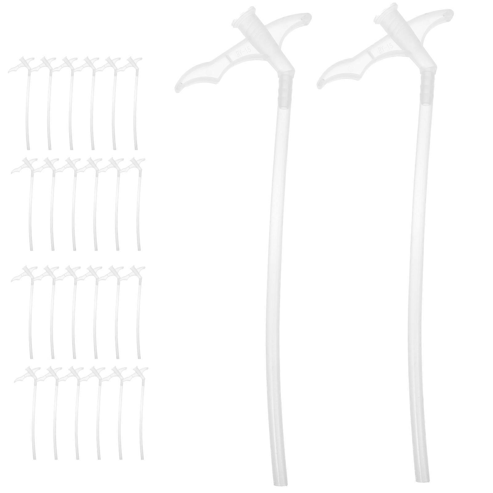 Spray Foams Replacement Tube Durable Plastic for Decoration 30Pcs