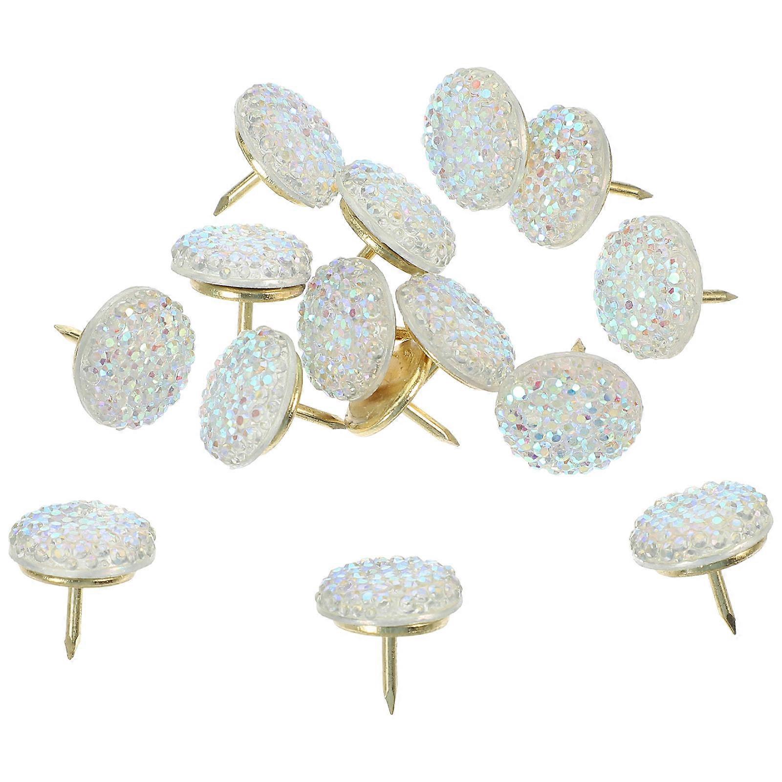 Delicate Thumb Tacks Multi-Function Pushpins for Fixing 15Pcs Assorted Colors