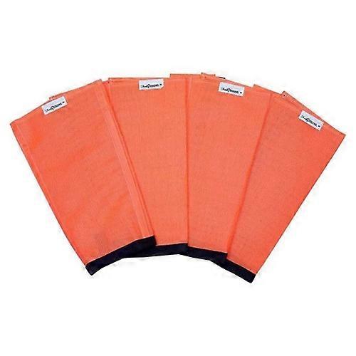 Shoofly Shoofly Leggins Fly-Bite Protection for Horses Medium Orange, 4 Pairs