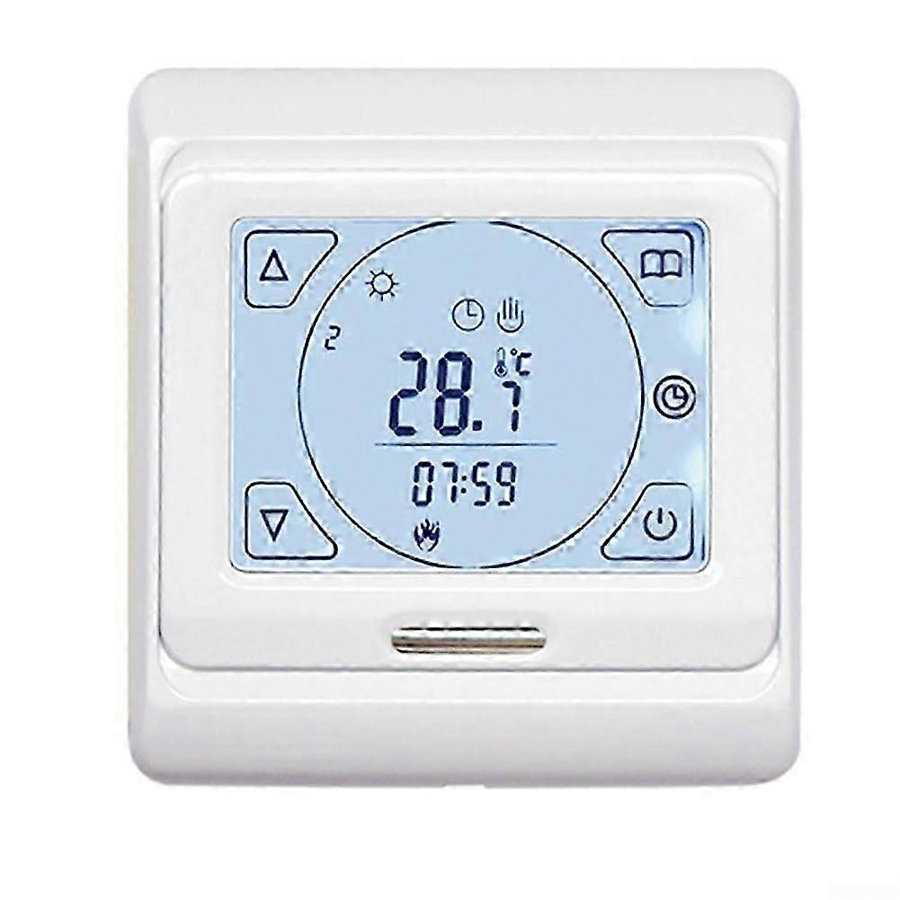 Underfloor Heating Thermostat with Dual Sensor, Programmable 7Day Electric Floor Heating Controller Edition 0210