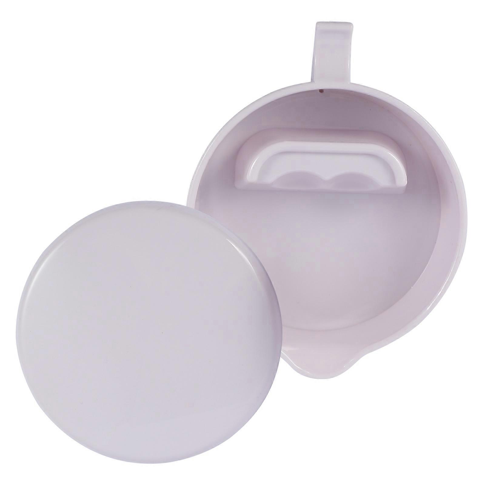 Plate Multi-Function Ink Dish for Writing Use Creative White PP