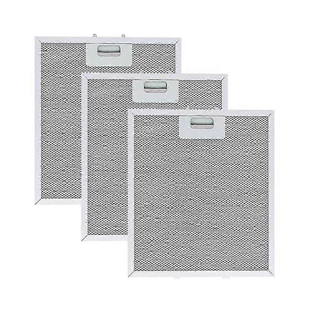 Conjunto de 3 filtros para coifa de 12 x 10,5 polegadas compatíveis com Whirlpool e KitchenAid.