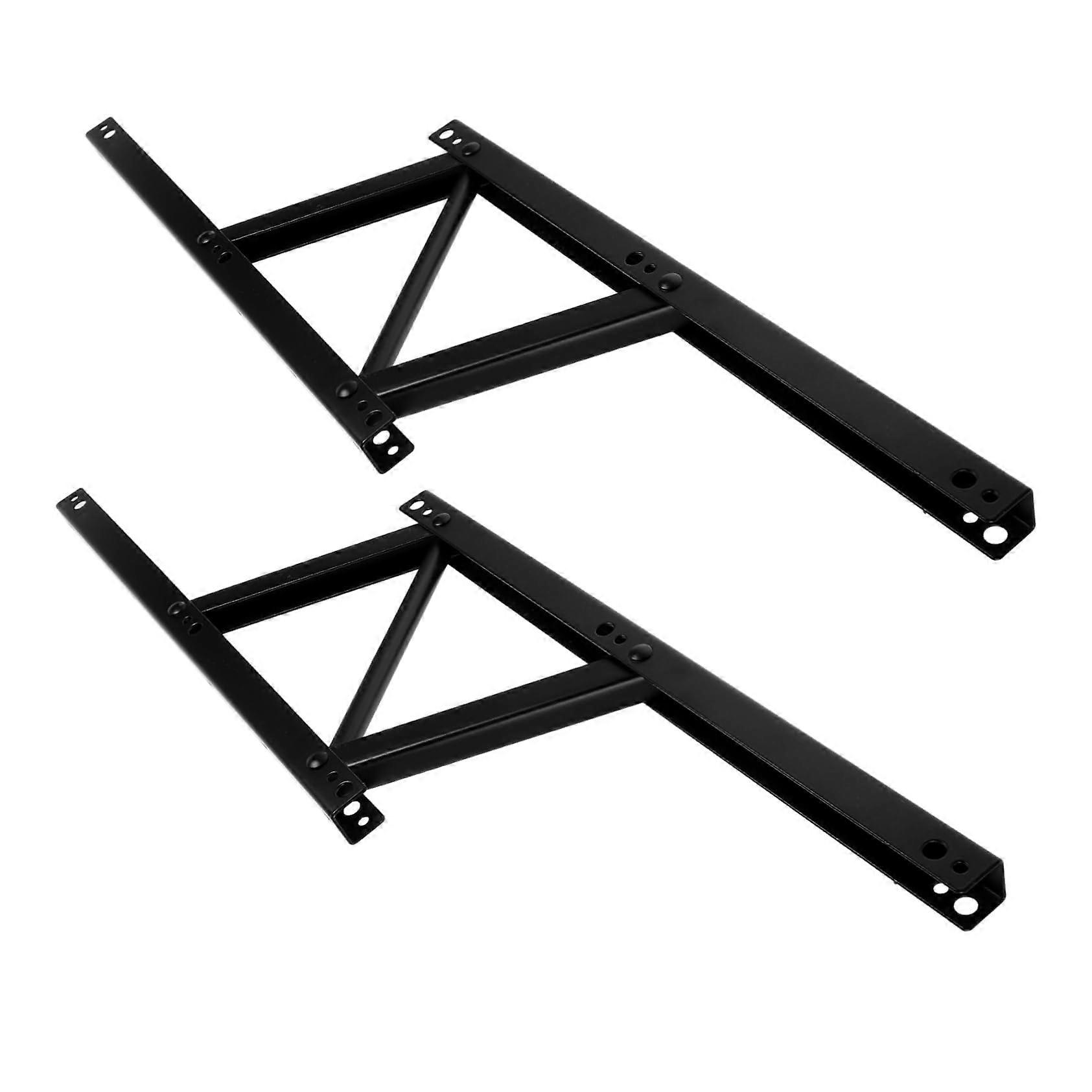 2pcs Spring Hinge Lift Support for Drop Front Desk Cabinet, Durable Hinge with Smooth Controlled Motion