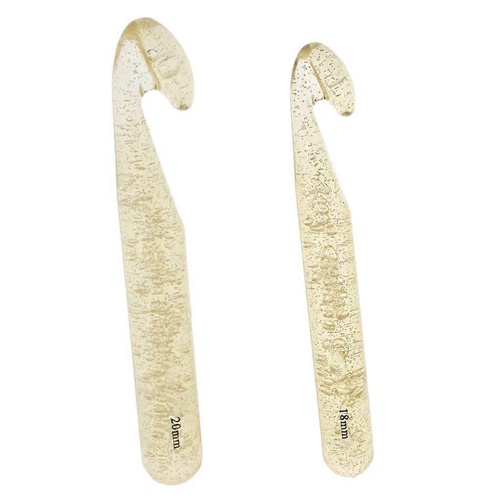 2pcs Huge Crochet Hook Set Crochet Hooks Knitting