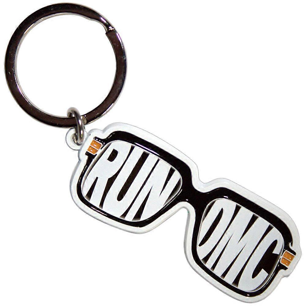 Run DMC Glasses Keyring Keychain