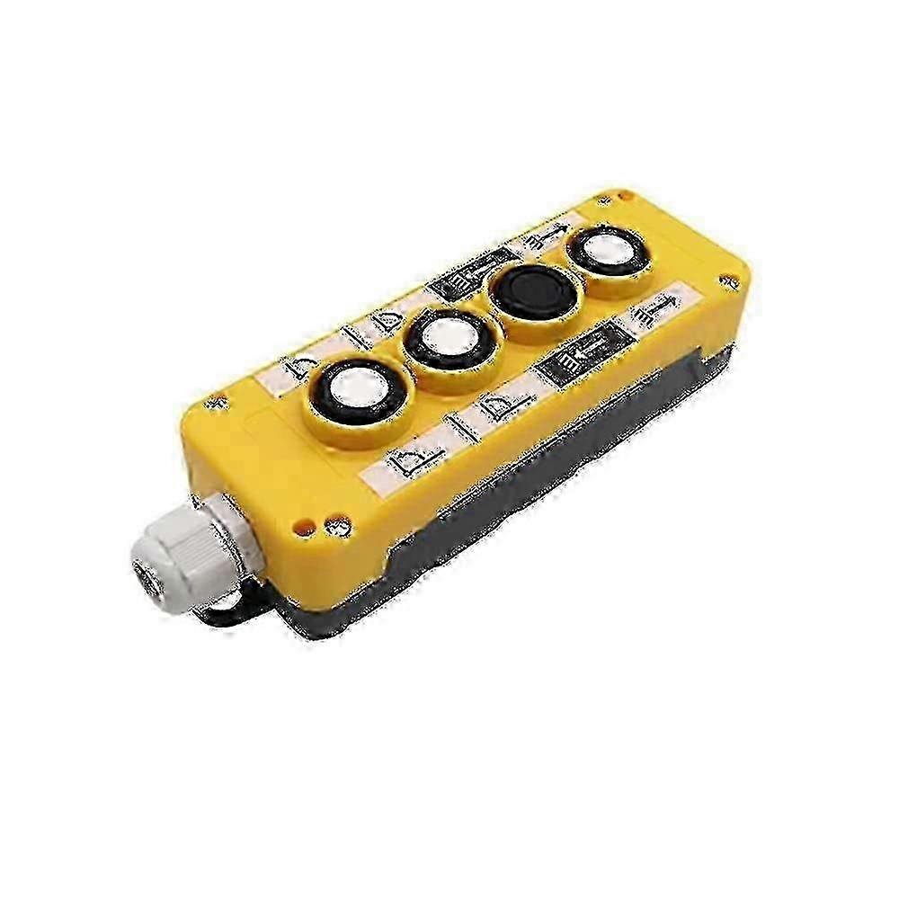 Waterproof Electric Hoist Crane Pushbutton Switch 4-Button Control