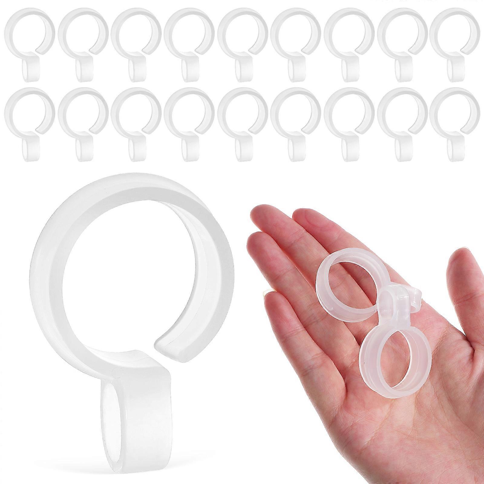 Transparent Wind Proof Hanger Hook for Clothes Drying 3Pcs Plastic Clips