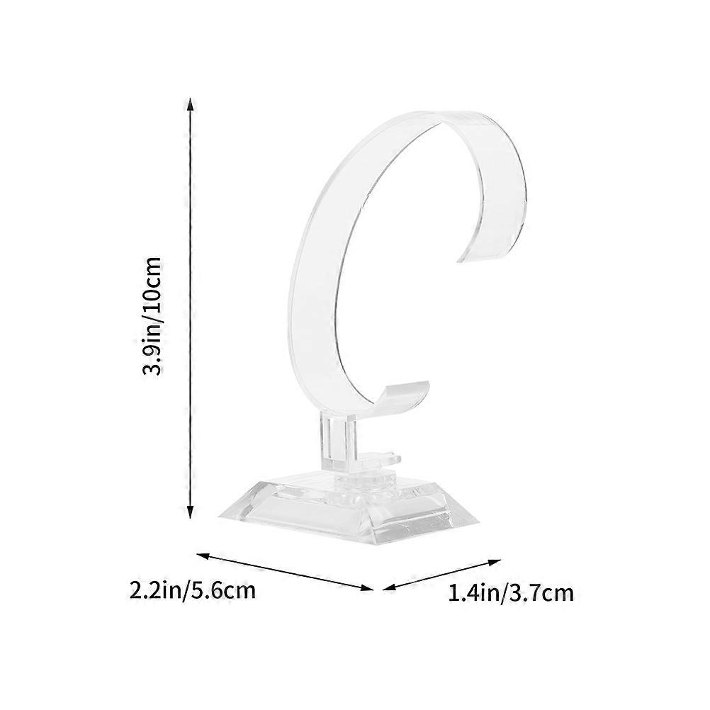 Plastic Watch Display Stand for Displaying 10Pcs Clear Storage Holders