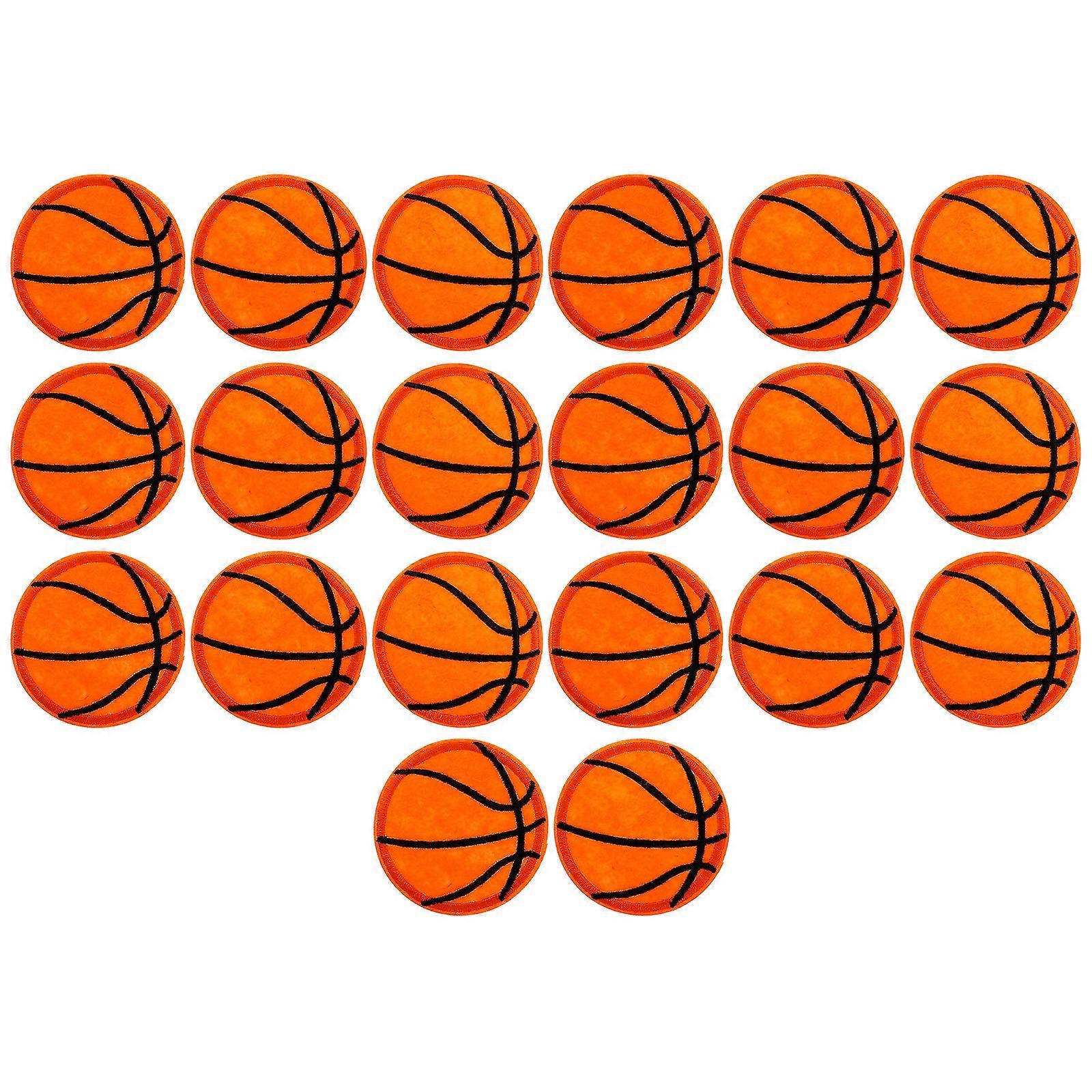 Basketball Designed Decorative Sewing Patch for Clothes 20Pcs