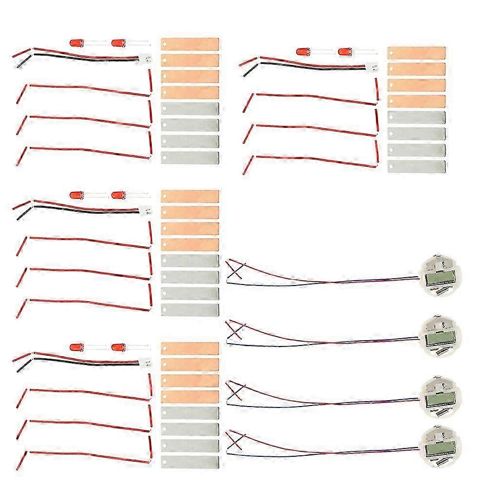 Fruit Battery Science Experiment Kit for Kids 4Sets DIY Set