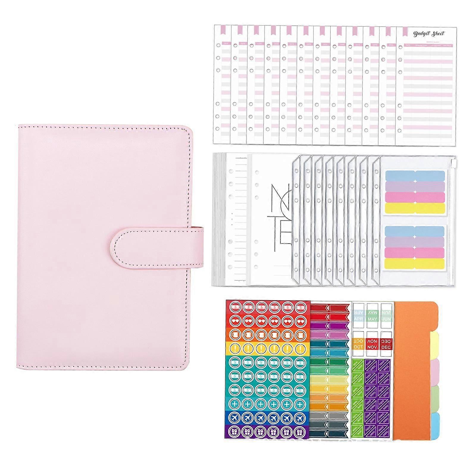 A6 budget folder practical comfortable durable material lightweight portable PU