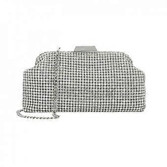 Dune London Glitzernde Metallic-Clutch