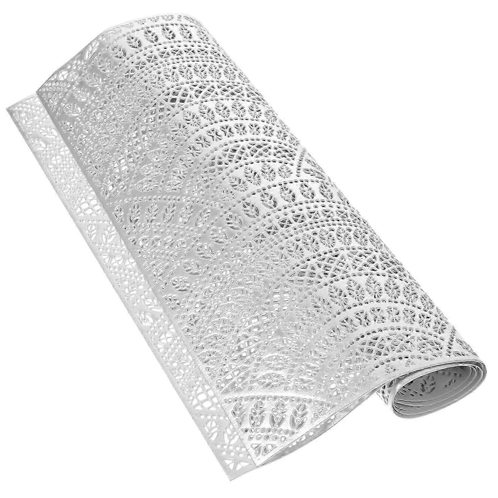 PVC Table Placemats Scratch Resistant Protector for Protecting Table 2Pcs