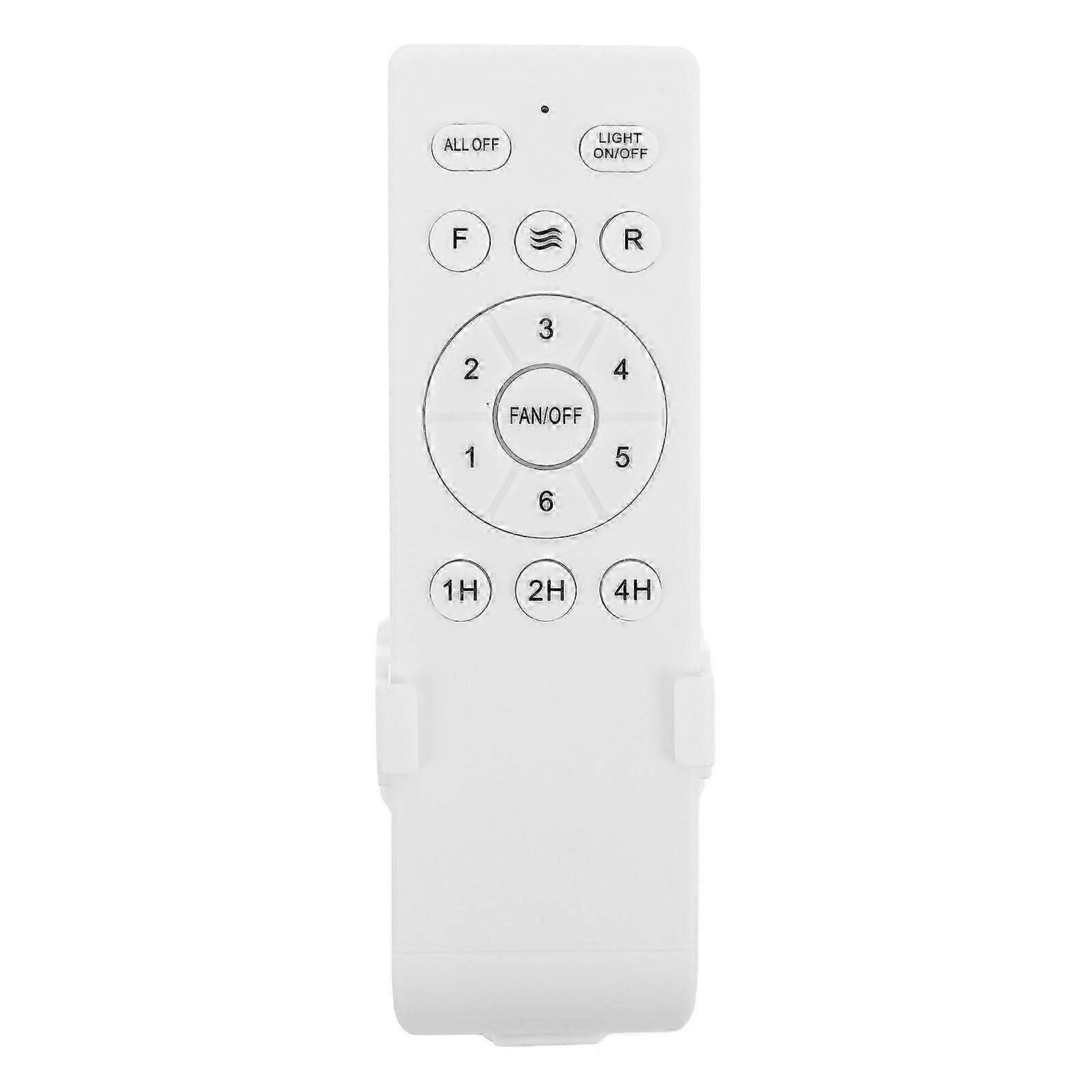 Ceiling Fan Remote Control Compatible with Universal Flush Mount Light Fixture, 6 Speed & 3 Timer Settings