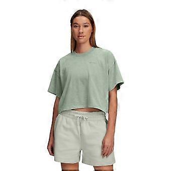 Calvin Klein Damen-T-Shirt, schweres Cropped-Shirt