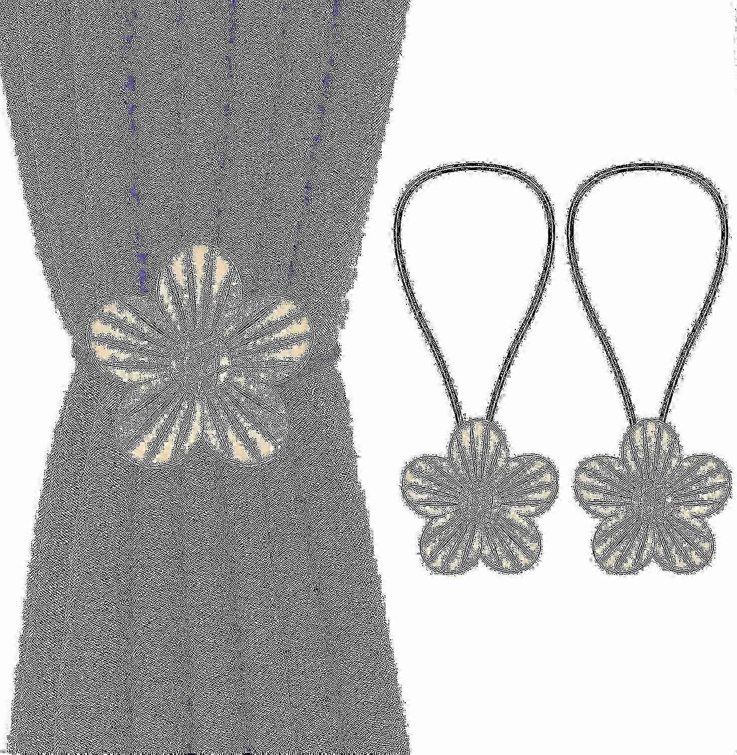 Two Curtain Straps (gold)