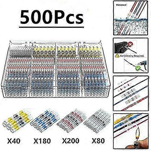 500pcs Cosses Electriques Souder Gaine