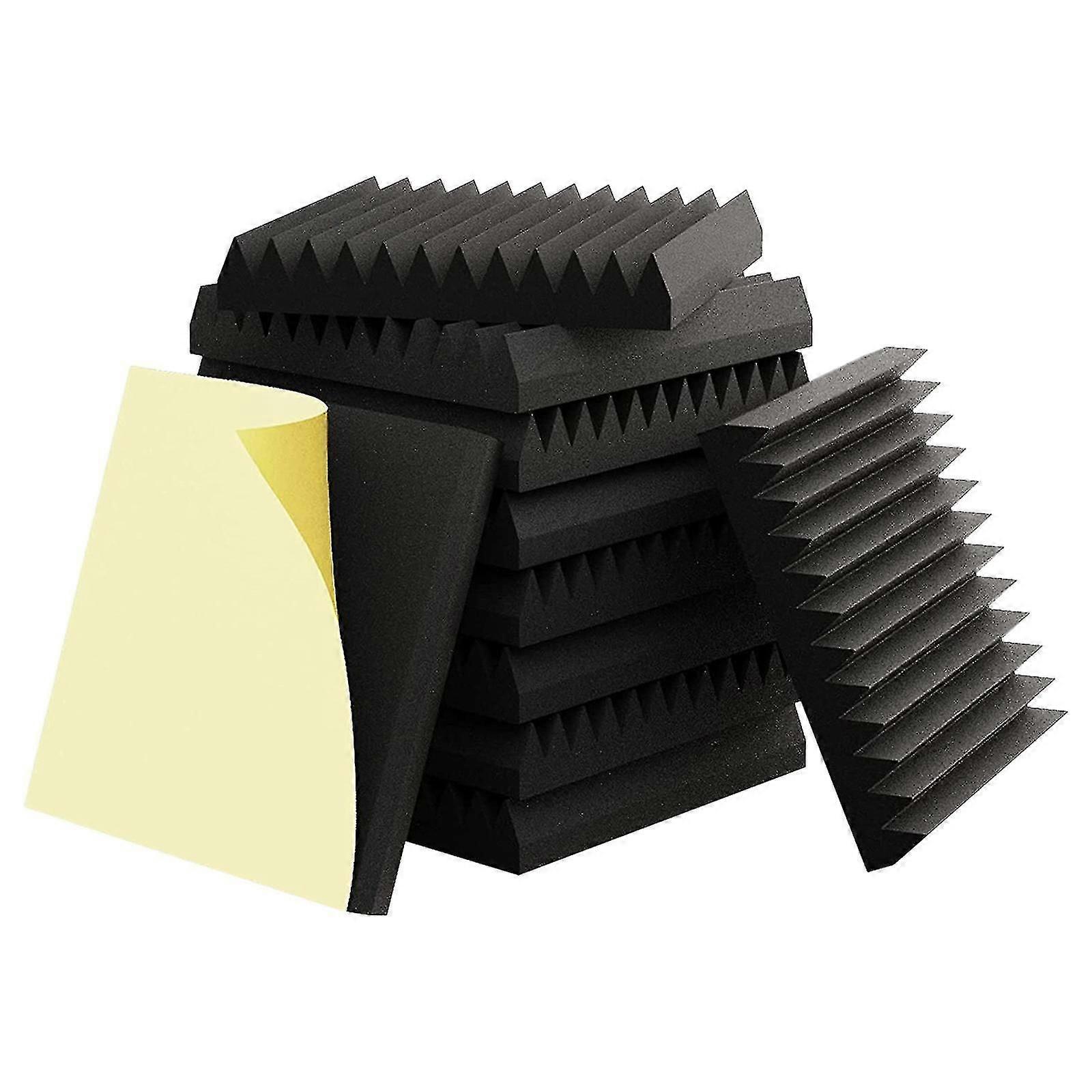 12pack Soundproof Foam Panels,2x12x12inch, Compatible With Decreasing Noise