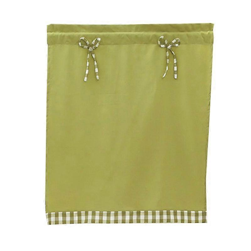 Solid Color Bows Kitchen Short Drape Home Balcony Decor
