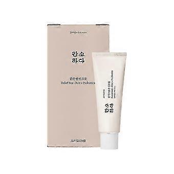 Spf50+ Moisturizing Rice Probiotic Sunscreen Skin Protection Refreshing Makeup Sunscreen Cream Uv Resistance Facial Sunscreen