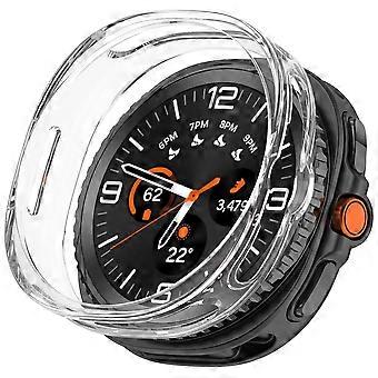 TPU Protective Case for Samsung Galaxy Watch8 Classic 46mm Half Hollow Transparent
