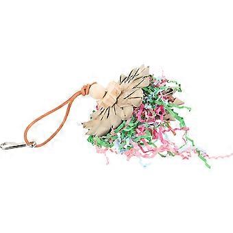 Chewing Bird Toy Birdcage Supply Paper Palm Leaf 22x11cm Beak Cleaning For Bird Owners 1Pcs