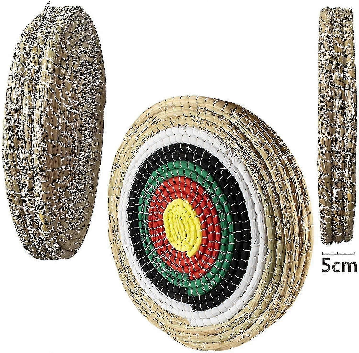 Feelglad Straw Archery Target, Traditional Hand-made Solid KF